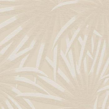 Intissé Floral Beige-Blanc 5,33 m² – Profhome 393382