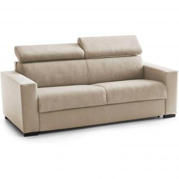 Sofà Aggius – 2 Posti – Tessuto Imbottito – 100% Made in Italy – Beige