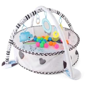 Tapis d'éveil TinyMini 2-en-1 avec barrière de sécurité