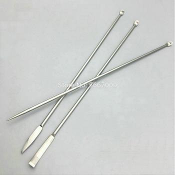 3-in-1 220mm Stainless Steel Spoon for Laboratory