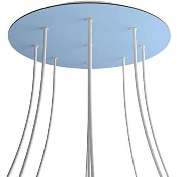 Rosette Rosaone XL Diamètre 400 mm – Couleurs Sucres (Bleu/Blanc) avec 13 orifices