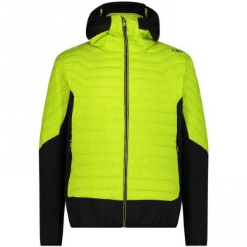 CMP Ultra‑Warm Down‑Kapuzenjacke – Neon­gelb & Schwarz – 48 kg (Größe)