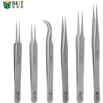Anti-Static Pointed Curved Eyelash Tweezers Tool