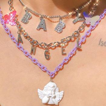 Harajuku Shining Cupid Choker Necklace