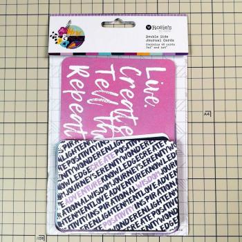 Embellished Double-Sided Journal Cards