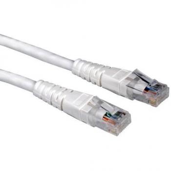 Value 21.99.0956 RJ45 Netzwerkkabel, Patchkabel CAT 6 U/UTP 1.50 m Weiss