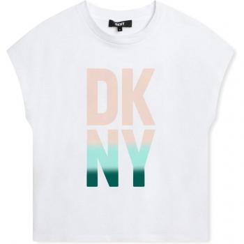 T-shirt à manches courtes pour fille DKNY Blanc 12A
