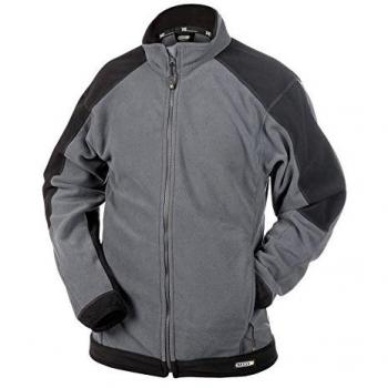 Dassy Fleecevest Kazan Antraciet/Zwart Grootte XL