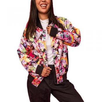Chaqueta Bomber Ositos Amigables Talla XXXL Universal