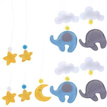 Handmade Baby Cloud Mobile