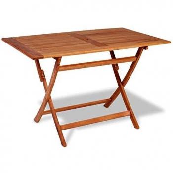Table de Jardin en Bois de Teck Pliable