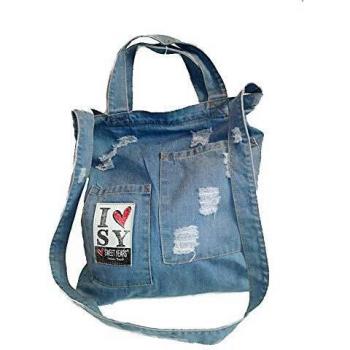 Sweet Years Borsa Donna in Tessuto Jeans