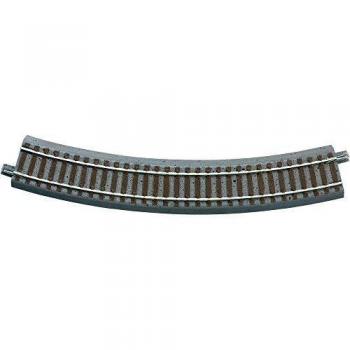 Roco H0 geoLINE (mit Bettung) 61123 Gebogenes Gleis 6 St