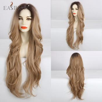 EASIHAIR Brown Lace Front Wig for Women