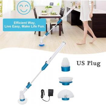 Electric Bathroom Cleaning Brush with Extension