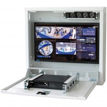 Techly Professional Box di sicurezza per DVR sistemi di videosorveglianza Bianco con Anti-intrusione