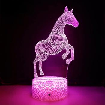 Cheval LED Lumière Colorée