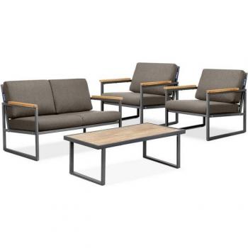 KONSIMO® TRIBO Gartenlounge-Set, handgefertigt