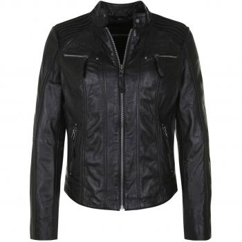 Keywest Leather Jacket Bruno Banani Damen Modell