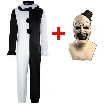 CGMGTSN Terrifier 2: Look de Payaso Mono, Sombrero y Máscara