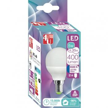 Garza Bombilla LED Esférica 6W E14 470 lúmenes