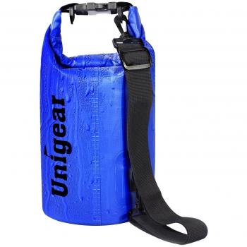Dry Bag für Schwimmen, Snowboarden und Outdoor-Aktivitäten (Blau, 5L)
