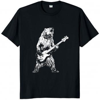 Tee Guitare Retro O‑neck