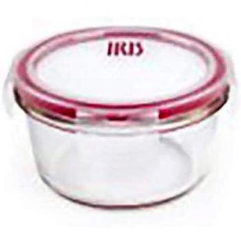 Recipiente redondo de cristal iris 8607-v/ capacidad 410ml