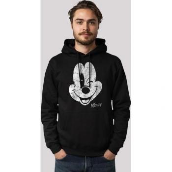 Herren‑Kapuzenpullover F4NT4STIC – Micky Maus Vintage Design, L, Schwarz