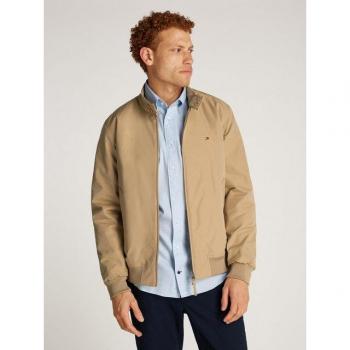 Harrington Blouson von Tommy Hilfiger – Seitentaschen, Beige, Regular Fit