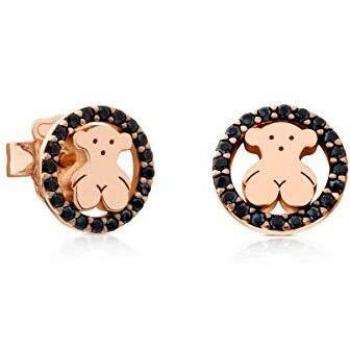 Pendientes Camille de plata rosa con espinelas TOUS