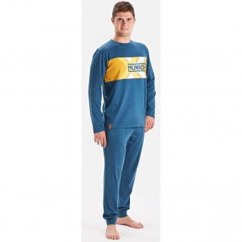 Abbigliamento notturno Munich XL blu a maniche lunghe
