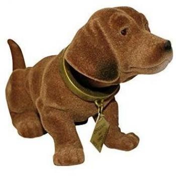 Chien à tête qui bouge
