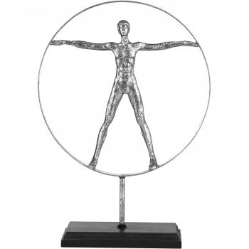 Silver Male Portrait on Pedestal – Premier Housewares