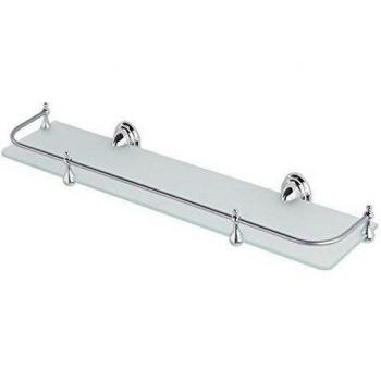 MENSOLA FACILE IN VETRO CM.50 PER BAGNO MENSOLE PORTASHAMPOO SAPONE ARREDO BAGNO