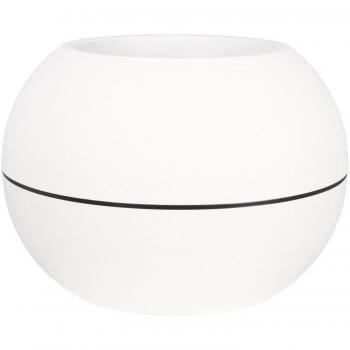 Riviera Fioriera Granit Boule Ø 40 cm Plastica Bianca