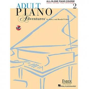 Adult Piano Adventures All-in-One Book 2. Spiral Bound