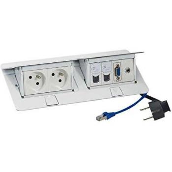 Legrand Pop-Up Socket 2x2P+E/2xRJ45/1xHD15/1xJack3.5