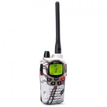 Midland G9 Pro Walkie Talkie Bianco, doppio PTT, alta/bassa potenza, antenna 12cm, waterproof