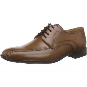 LLOYD Herrenschuh GAMON, klassischer Business-Halbschuh aus Leder mit Gummisohle, Braun