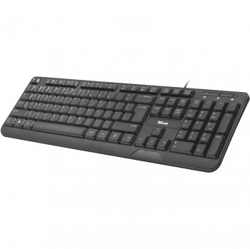 Teclado Trust Ziva Multimedia Keyboard
