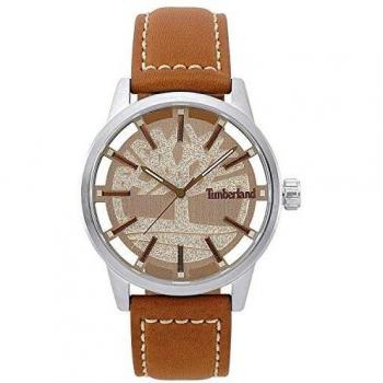 Timberland Men's Genuine Leather Case Steel Skeleton Watch 2021