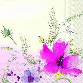 Mariefleur II 3-Ply Lunch Napkins, 33cm Square – 20 Pack