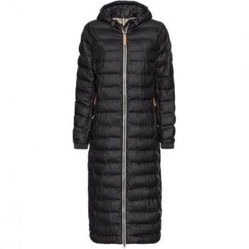 Camel Active Steppjacke 310004-4R06 – Schwarzer Mantel, Damen, Größe 34