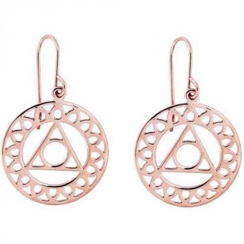 Viva Chakra‑Ohrringe – Rosäuerlich vergoldet, 925 Silver