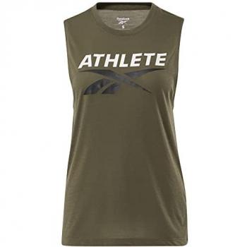 Camiseta Reebok Athlete Verde 2XS Mujer