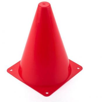 Basketbal en voetbal trainingssets: 10 plastic kegels en barrières met gat, antivries, stapelbaar