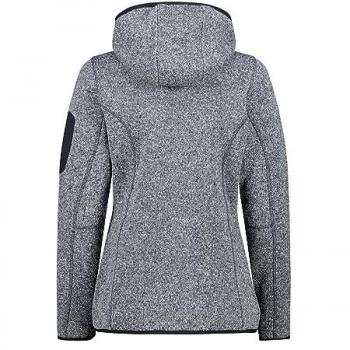 CMP Melange Knit-Tech Heavy Damen Fleece-Hoodie grau/meliert