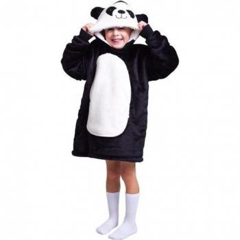 Panda Kinder Hoodie Deken