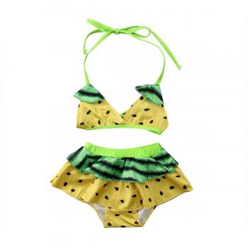 Baby Girl Two-Piece Watermelon Tankini